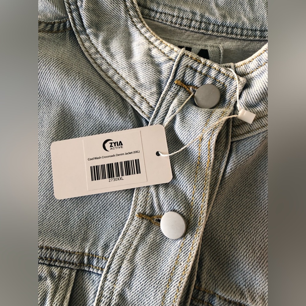 Zyia | Crossroads Denim Jacket | Cool Wash | Women’s XXL | NWT - Picture 5 of 8